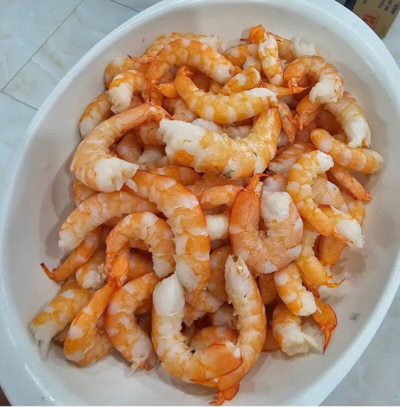 Nõn tôm bộp hấp