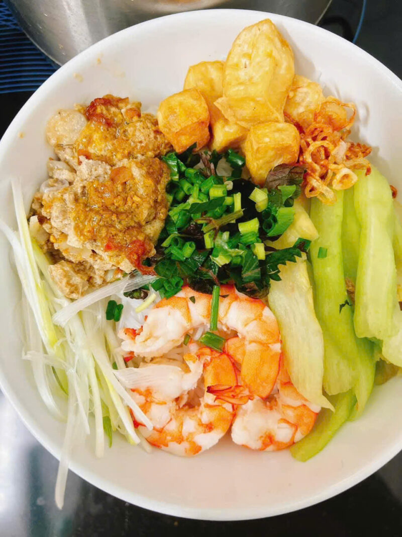 Nõn tôm bộp hấp